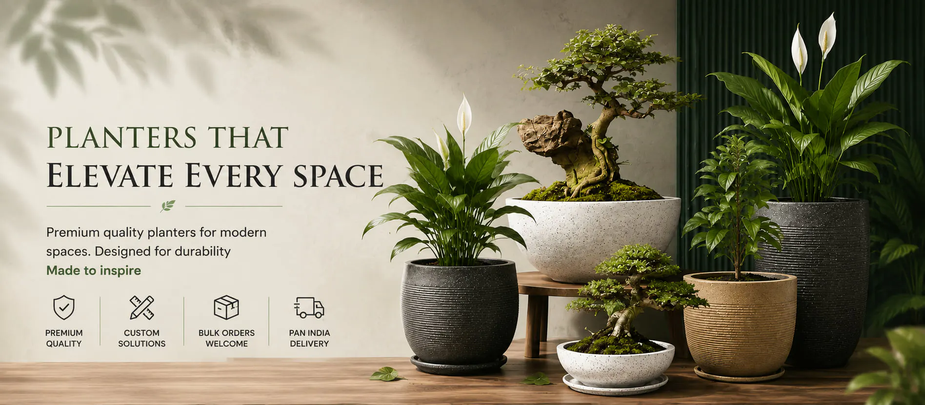 Planters That Elevate Every Space — premium quality Urban Grow planters for modern spaces